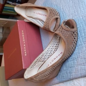 Sacha London - Suede "Valdi" Wedges